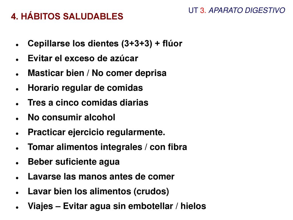 Cepillarse los dientes (3+3+3) + flúor Evitar el exceso de azúcar