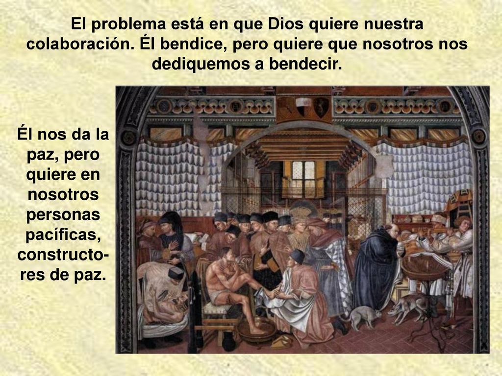 El problema está en que Dios quiere nuestra colaboración
