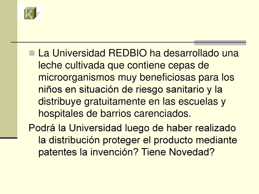 La Universidad REDBIO ha desarrollado una leche cultivada que contiene cepas de microorganismos muy beneficiosas para los niños en situación de riesgo sanitario y la distribuye gratuitamente en las escuelas y hospitales de barrios carenciados.