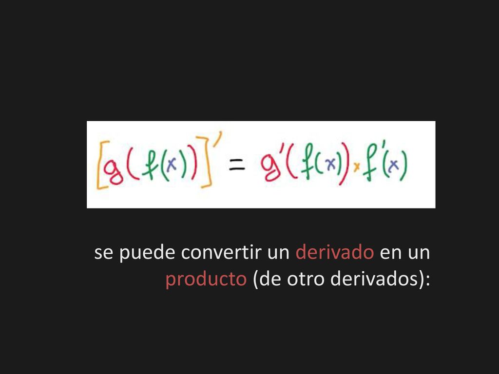 se puede convertir un derivado en un producto (de otro derivados):