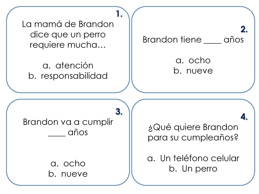 La mamá de Brandon dice que un perro requiere mucha…