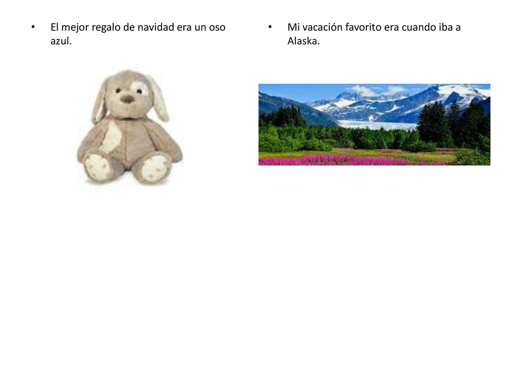 El mejor regalo de navidad era un oso azul.