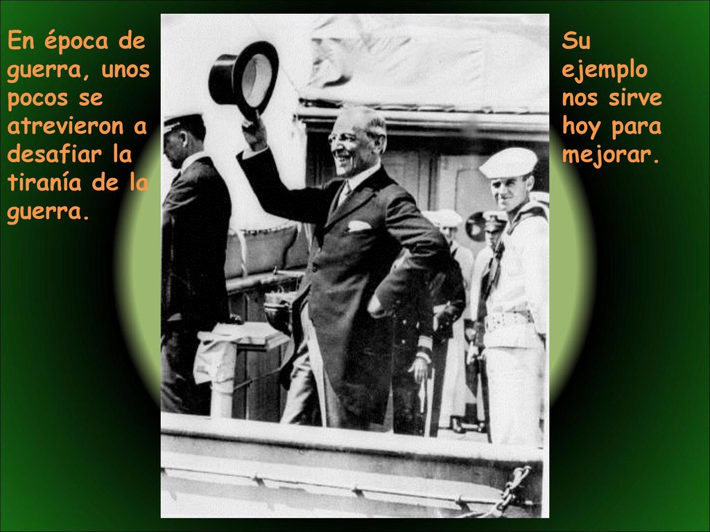 En época de guerra, unos pocos se atrevieron a desafiar la tiranía de la guerra.