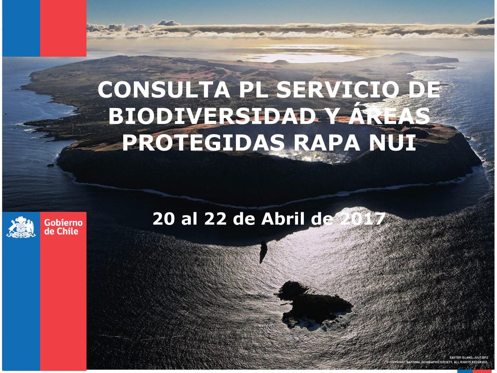 CONSULTA PL SERVICIO DE BIODIVERSIDAD Y ÁREAS PROTEGIDAS RAPA NUI