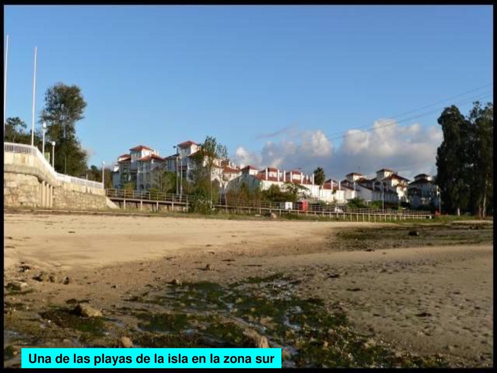 Una de las playas de la isla en la zona sur