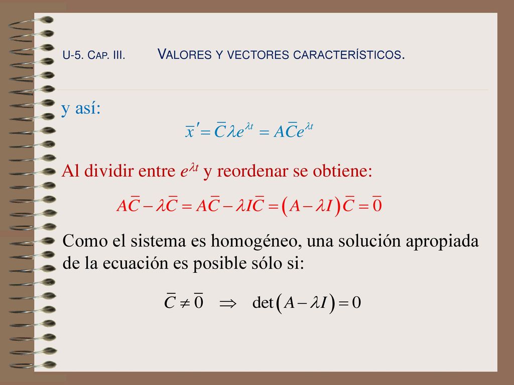Al dividir entre elt y reordenar se obtiene:
