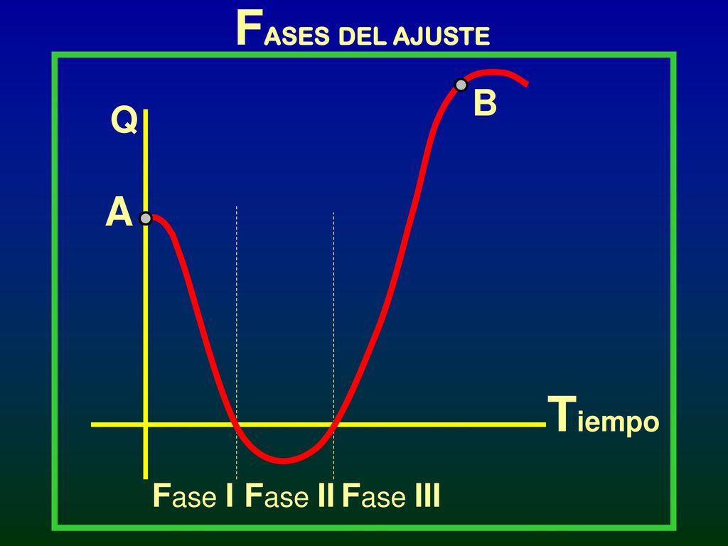 FASES DEL AJUSTE B Q A Tiempo Fase I Fase II Fase III
