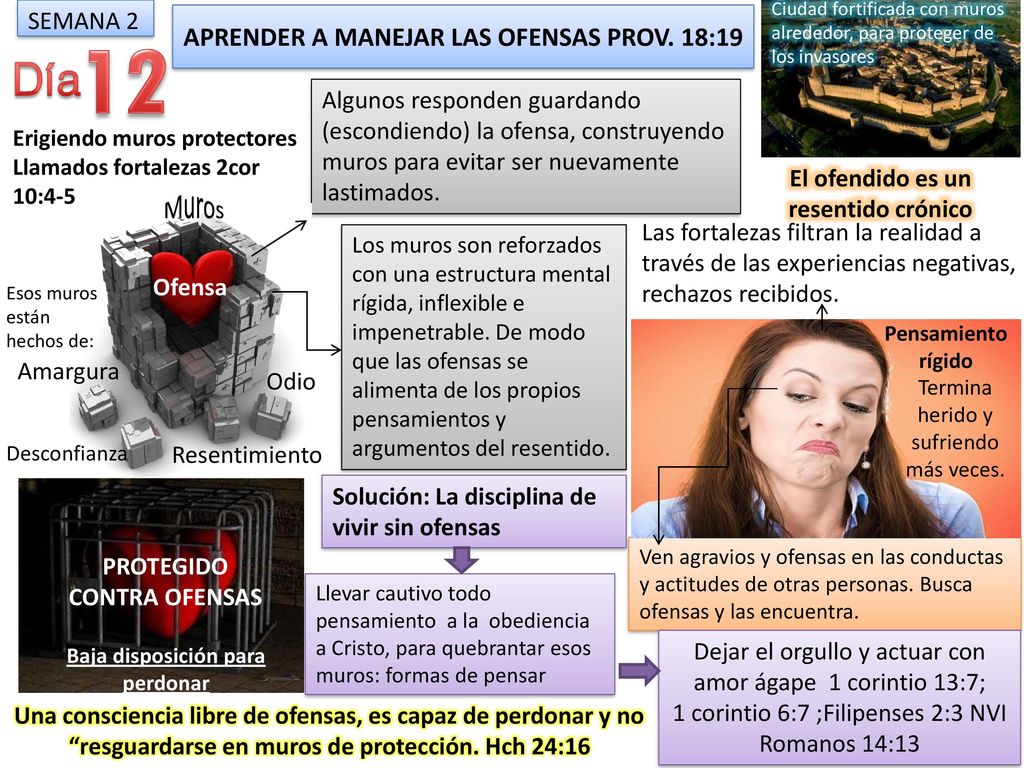 12 Día APRENDER A MANEJAR LAS OFENSAS PROV. 18:19 SEMANA 2