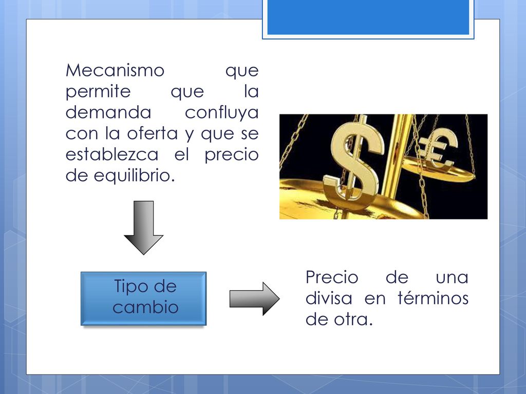 Mecanismo que permite que la demanda confluya con la oferta y que se establezca el precio de equilibrio.
