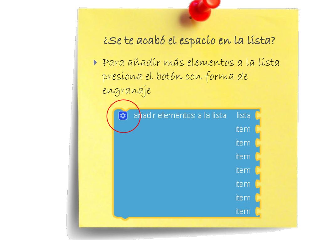 ¿Se te acabó el espacio en la lista