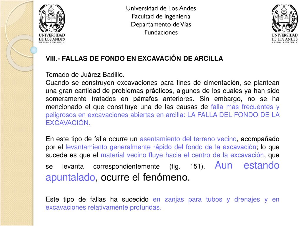 Universidad de Los Andes Facultad de Ingeniería Departamento de Vías