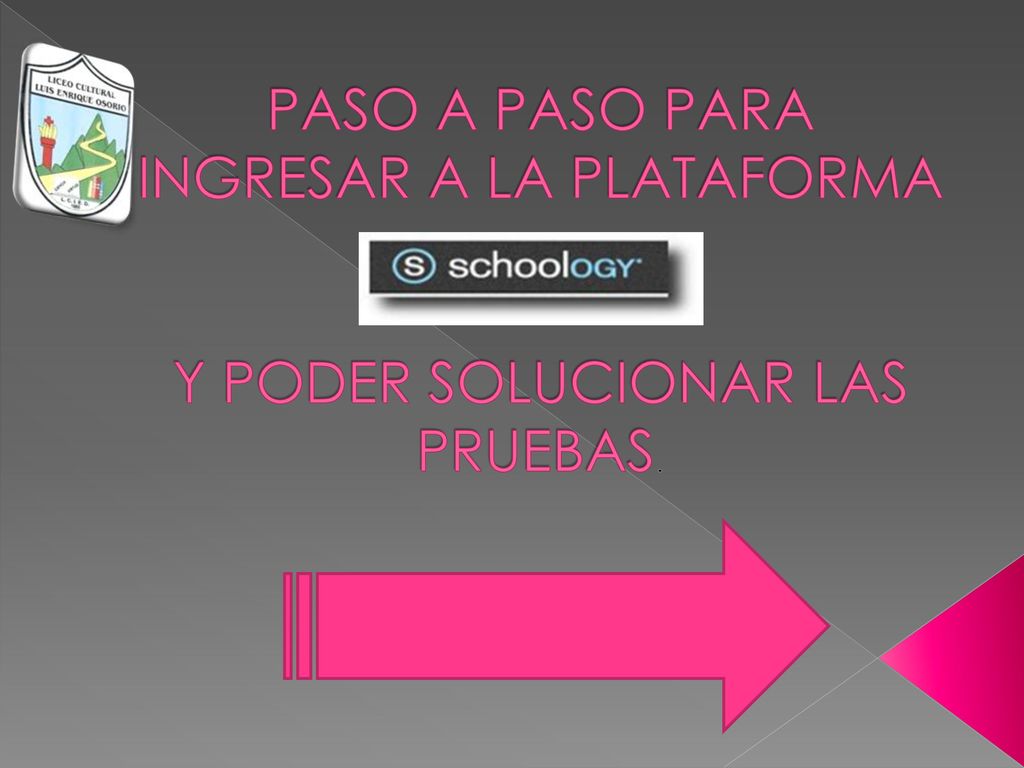PASO A PASO PARA INGRESAR A LA PLATAFORMA Y PODER SOLUCIONAR LAS PRUEBAS.