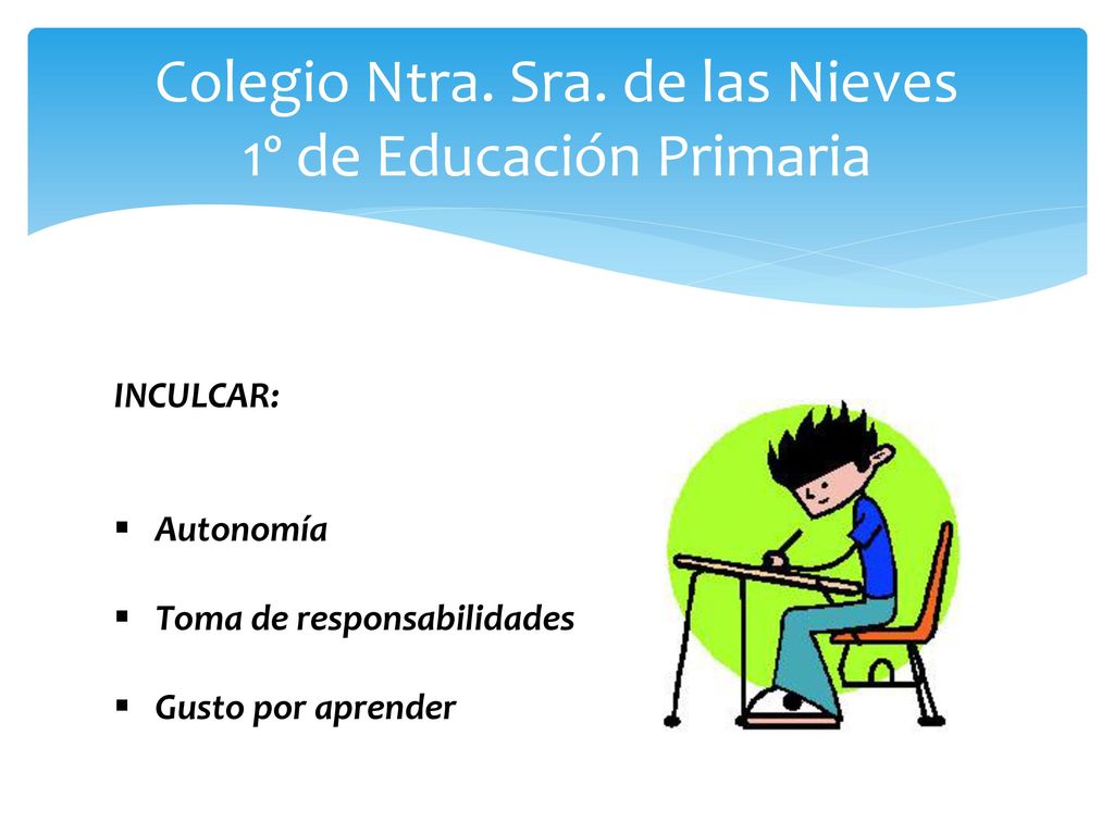 Colegio Ntra. Sra. de las Nieves 1º de Educación Primaria