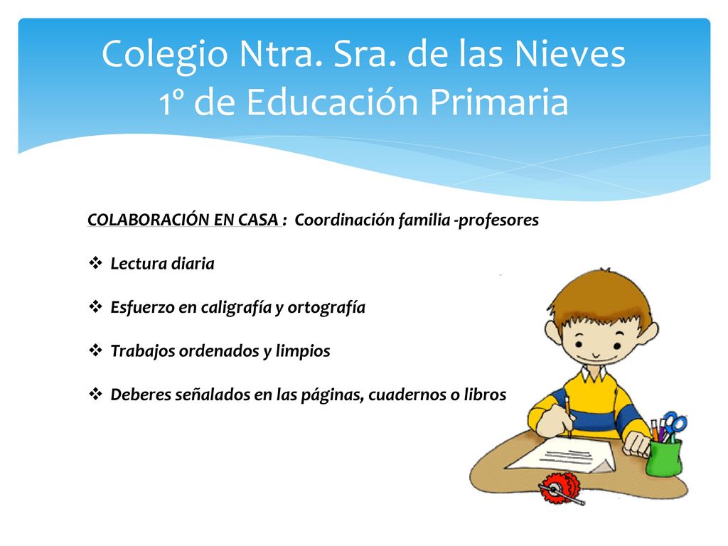Colegio Ntra. Sra. de las Nieves 1º de Educación Primaria