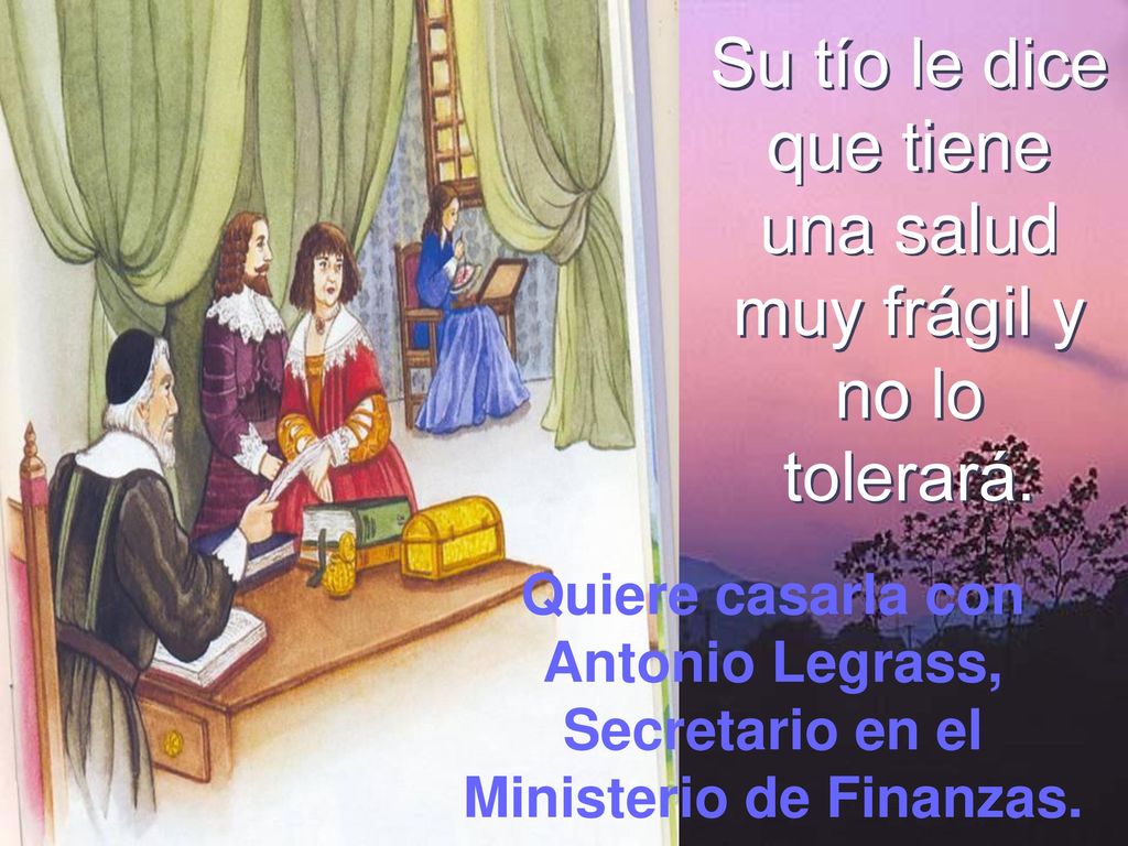 Su tío le dice que tiene una salud muy frágil y no lo tolerará.