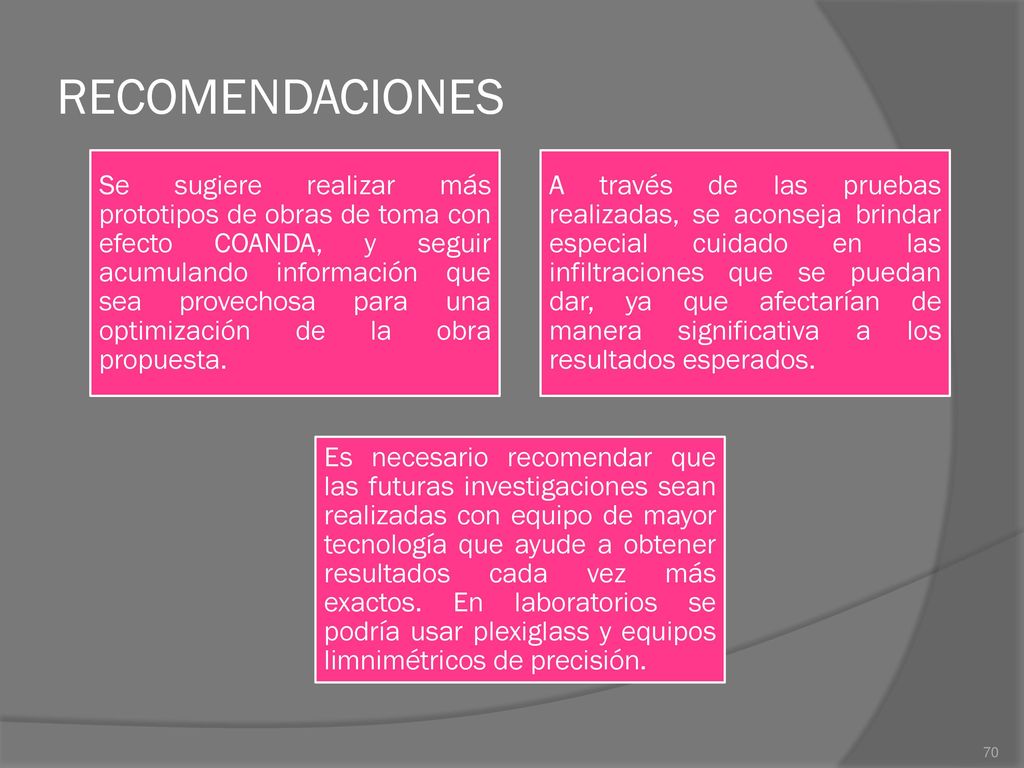 La obra de toma es de fácil construcción debido a su simplicidad técnica.