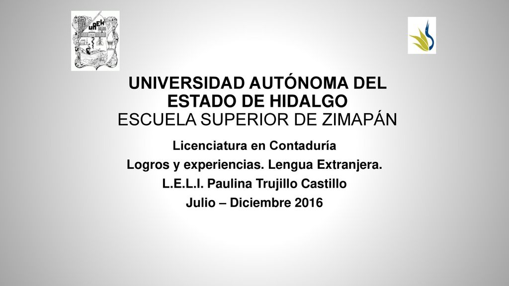 UNIVERSIDAD AUTÓNOMA DEL ESTADO DE HIDALGO ESCUELA SUPERIOR DE ZIMAPÁN
