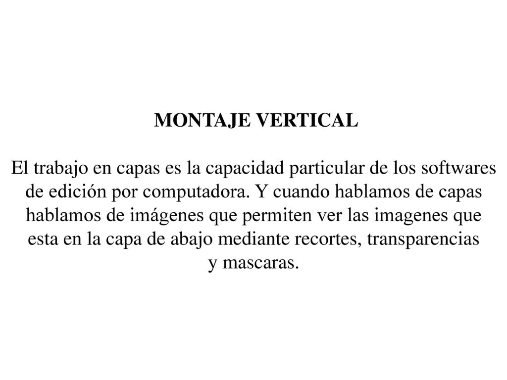 El trabajo en capas es la capacidad particular de los softwares