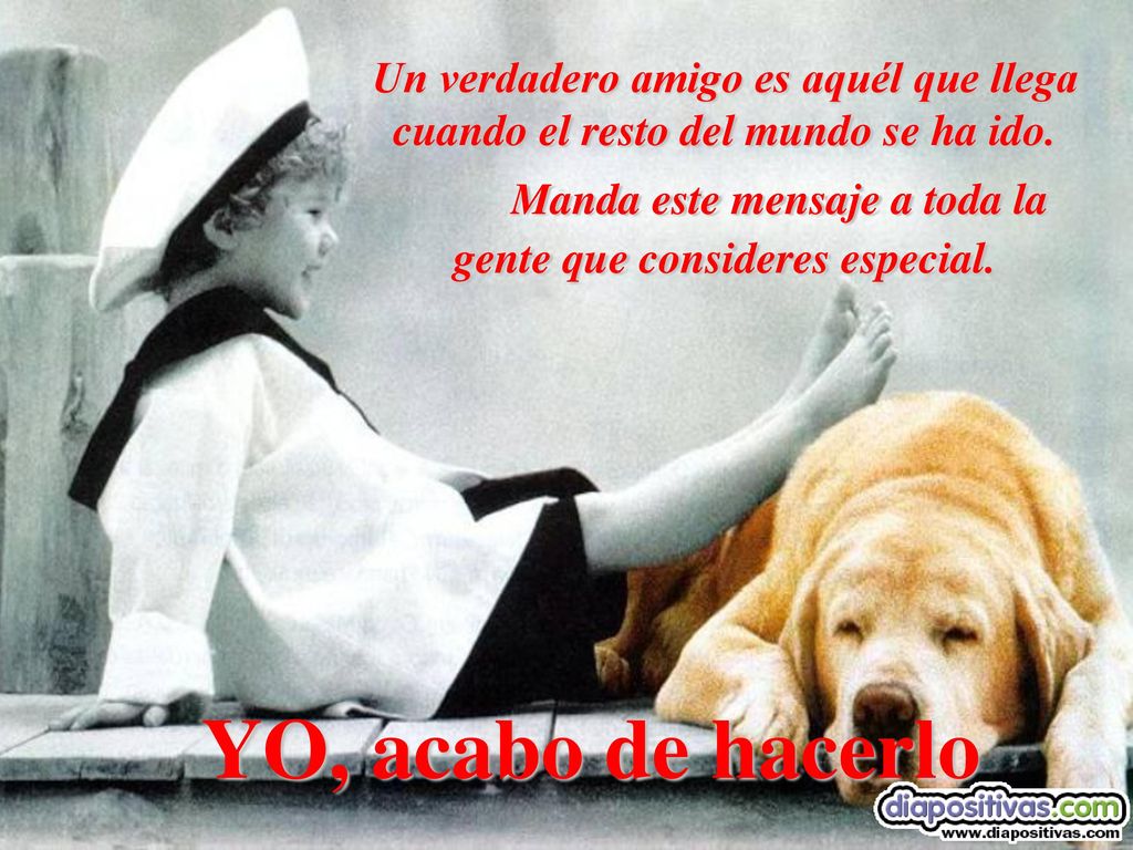 Manda este mensaje a toda la gente que consideres especial.