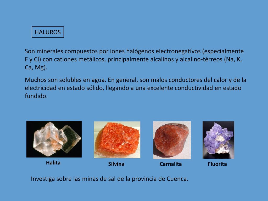 Investiga sobre las minas de sal de la provincia de Cuenca.