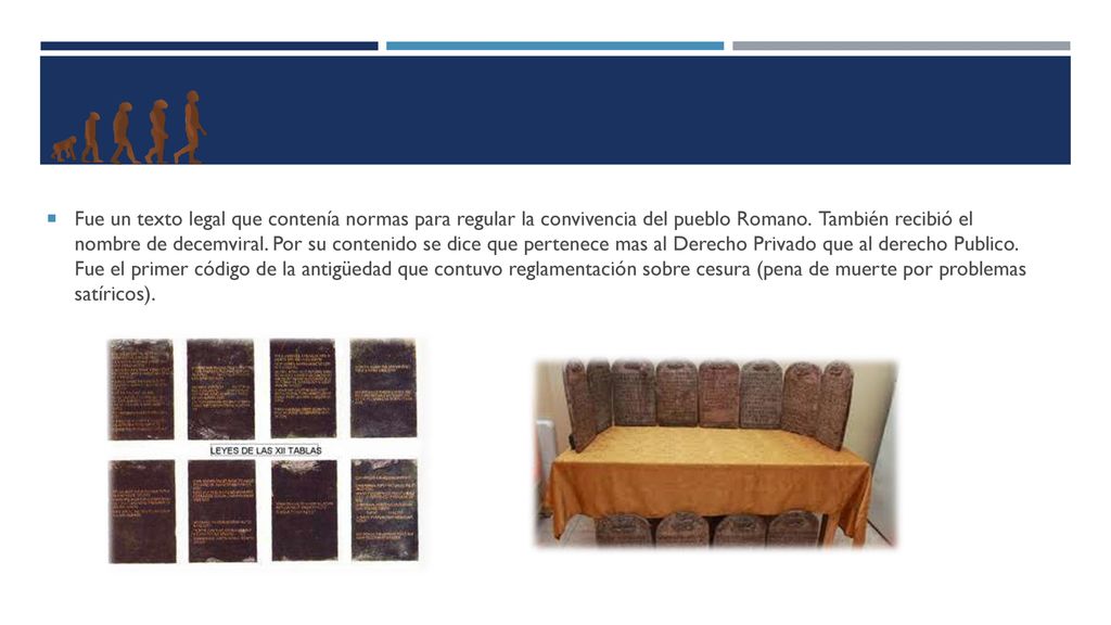 Fue un texto legal que contenía normas para regular la convivencia del pueblo Romano.
