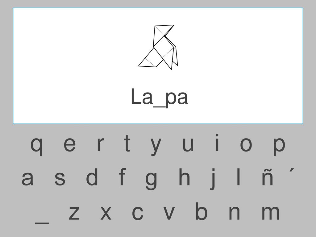 La_pa q e r t y u i o p.