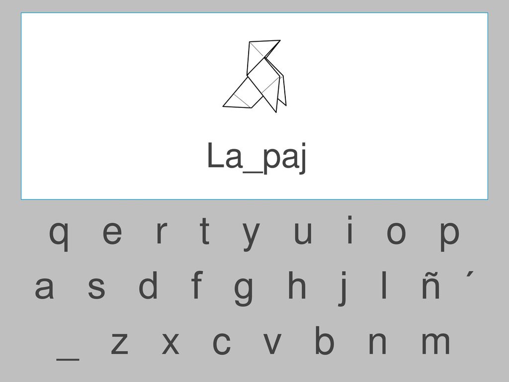 La_paj q e r t y u i o p.
