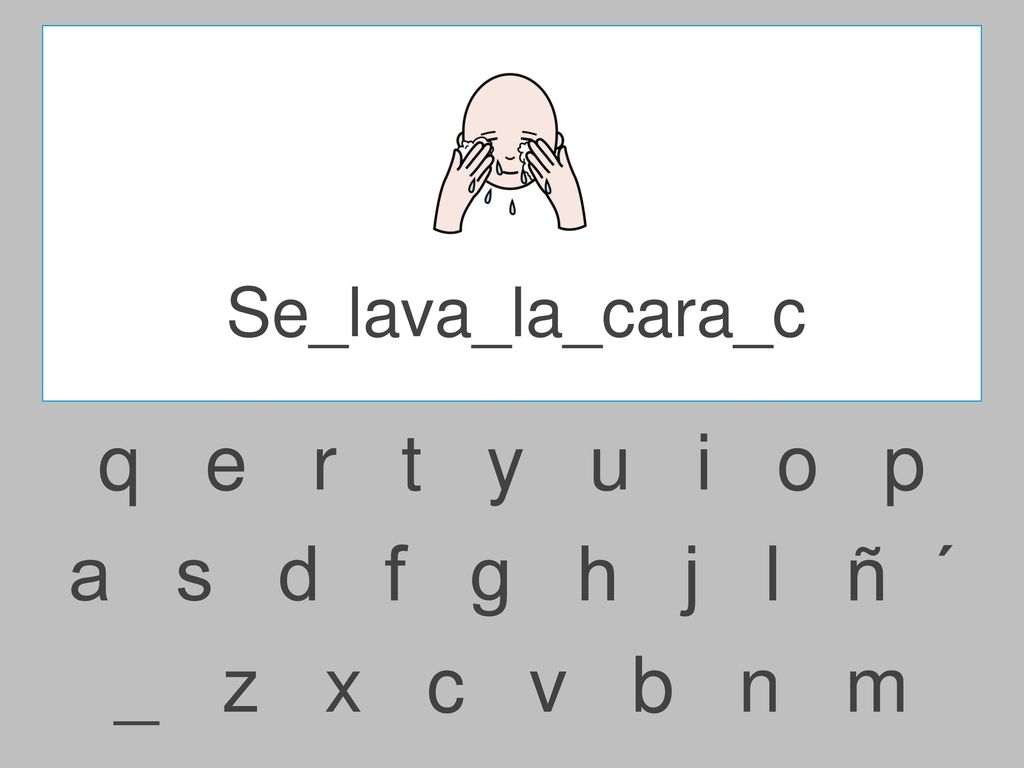 q e r t y u i o p a s d f g h j l ñ ´ _ z x c v b n m