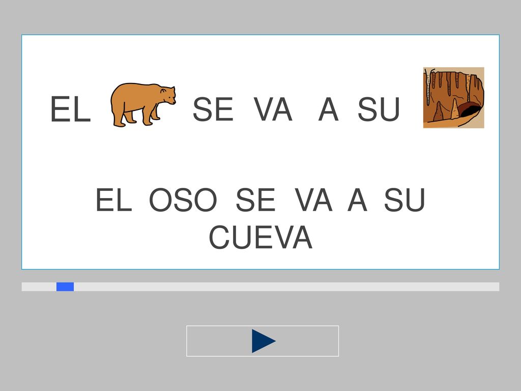 EL SE VA A SU EL OSO SE VA A SU CUEVA