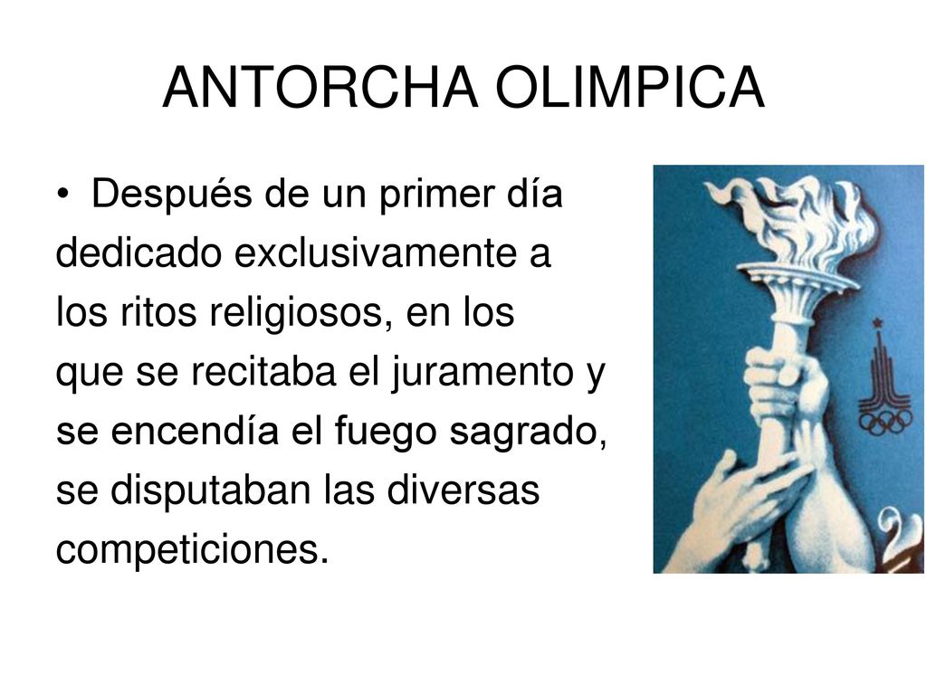 ANTORCHA OLIMPICA Después de un primer día dedicado exclusivamente a