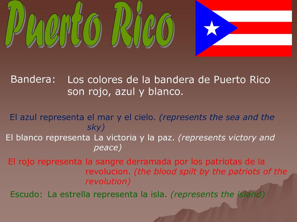 Puerto Rico Bandera: Los colores de la bandera de Puerto Rico