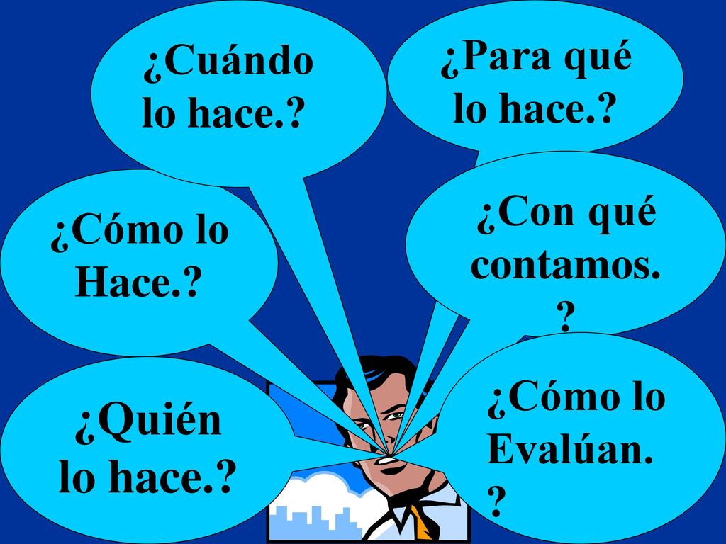 ¿Quién lo hace. ¿Para qué lo hace. ¿Cuándo lo hace.