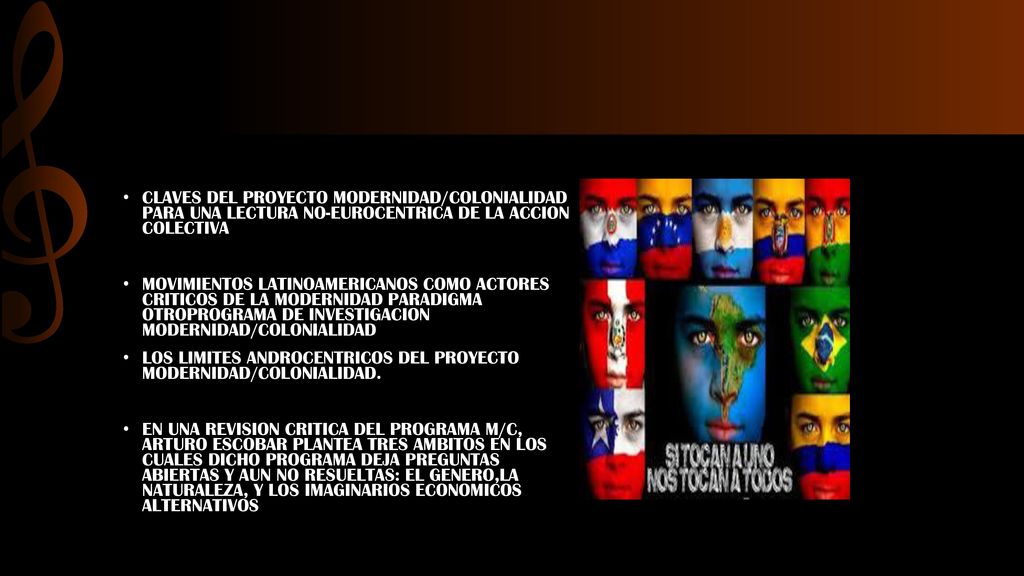 CLAVES DEL PROYECTO MODERNIDAD/COLONIALIDAD PARA UNA LECTURA NO-EUROCENTRICA DE LA ACCION COLECTIVA