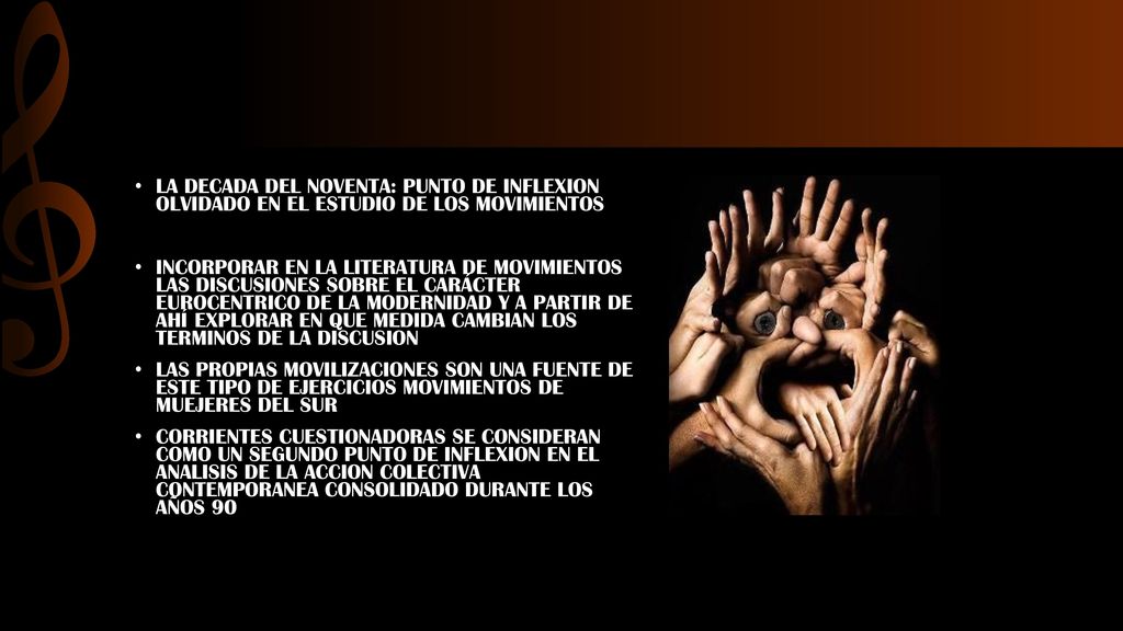 LA DECADA DEL NOVENTA: PUNTO DE INFLEXION OLVIDADO EN EL ESTUDIO DE LOS MOVIMIENTOS