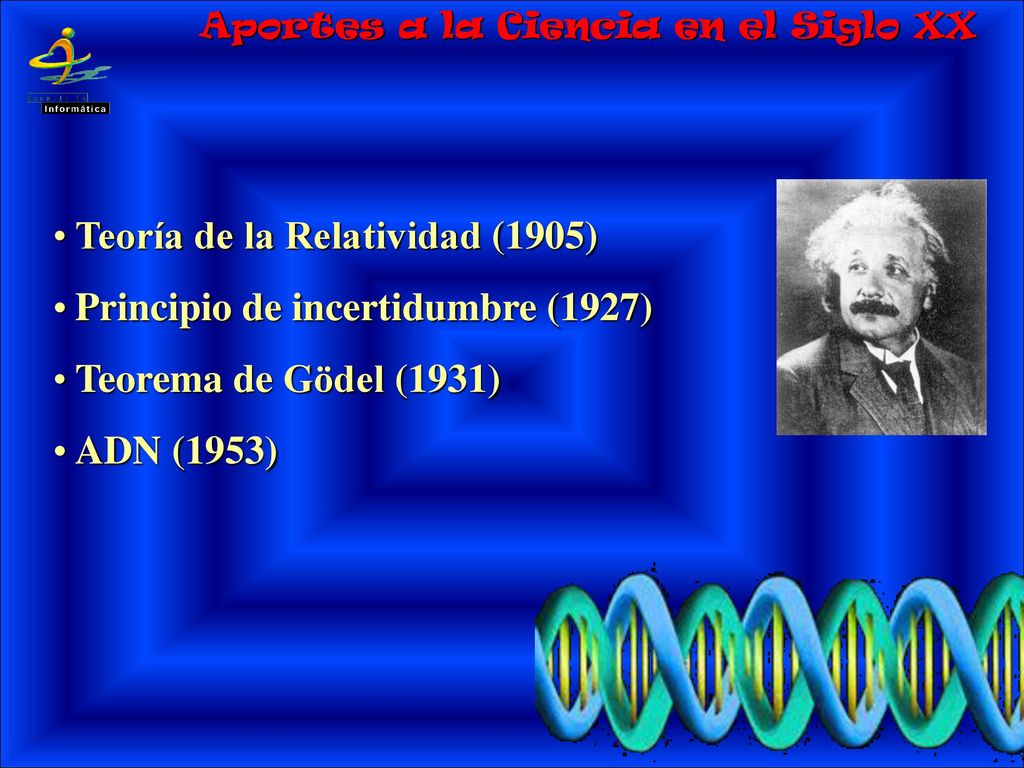 Teoría de la Relatividad (1905) Principio de incertidumbre (1927)