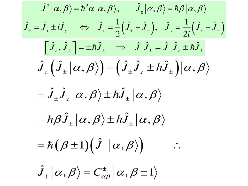we infer that when J􀀍􀀕 acts on 􀀋 􀀺􀀝 􀀻􀁏, it does not affect the first quantum