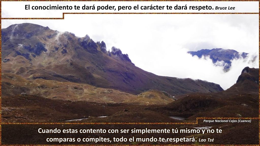 El conocimiento te dará poder, pero el carácter te dará respeto