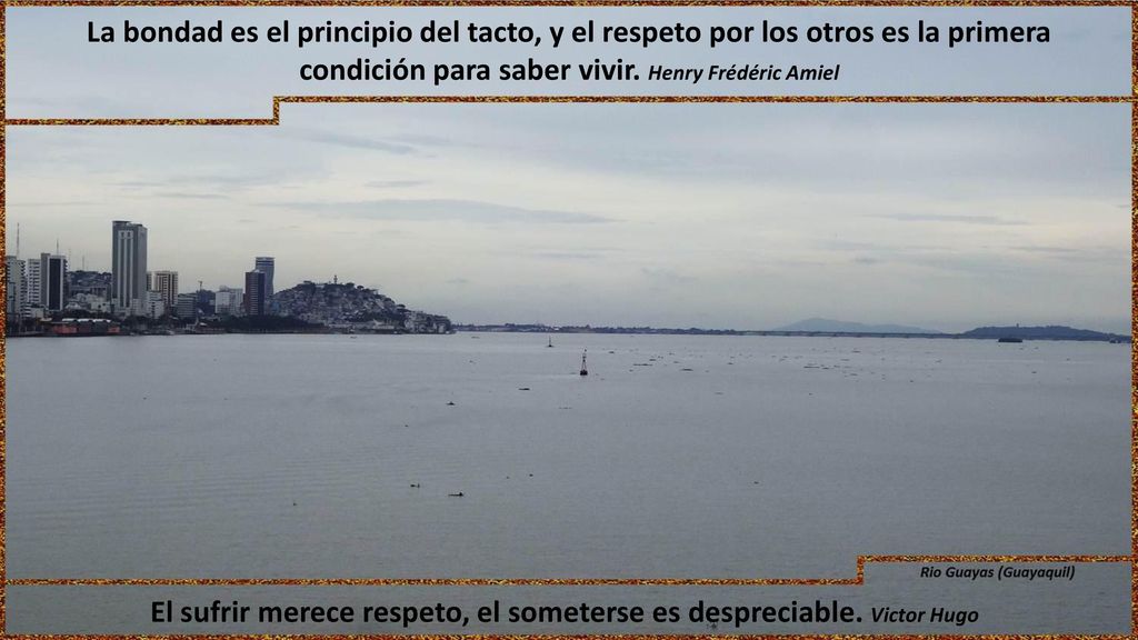 El sufrir merece respeto, el someterse es despreciable. Victor Hugo
