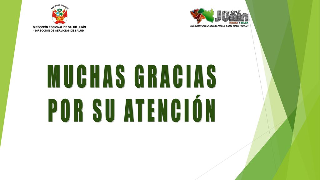 DIRECCIÓN REGIONAL DE SALUD JUNÍN - DIRECCIÓN DE SERVICIOS DE SALUD -