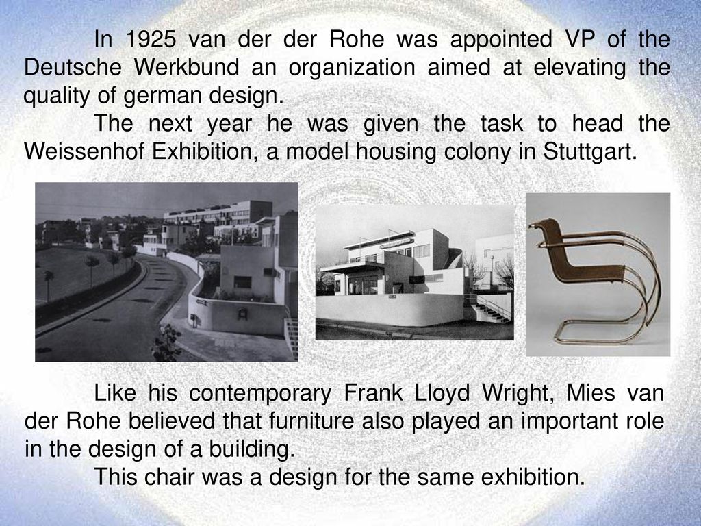 This chair was a design for the same exhibition.