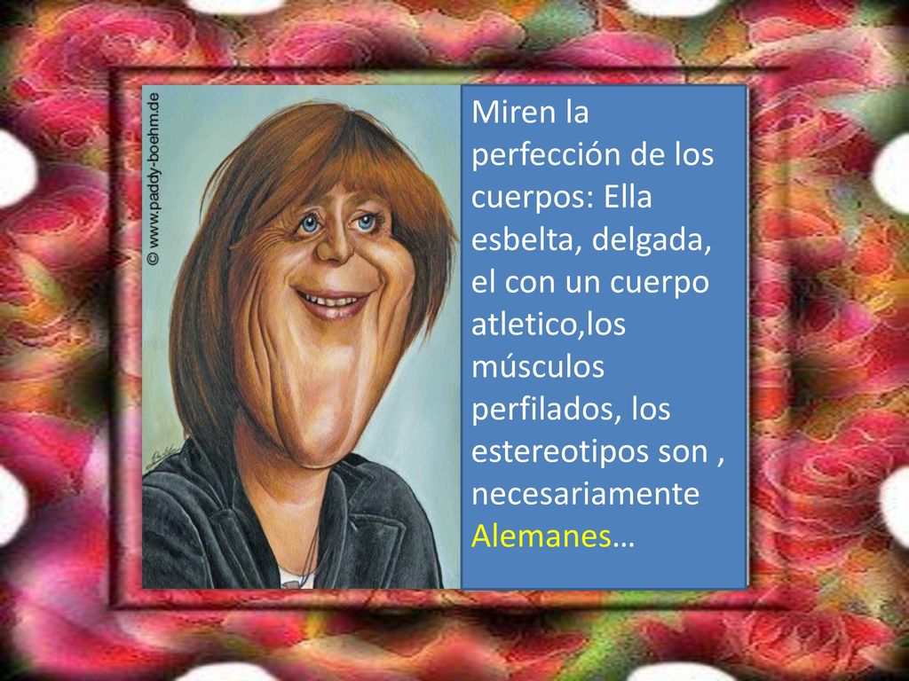 Miren la perfección de los cuerpos: Ella esbelta, delgada, el con un cuerpo atletico,los músculos perfilados, los estereotipos son , necesariamente Alemanes…