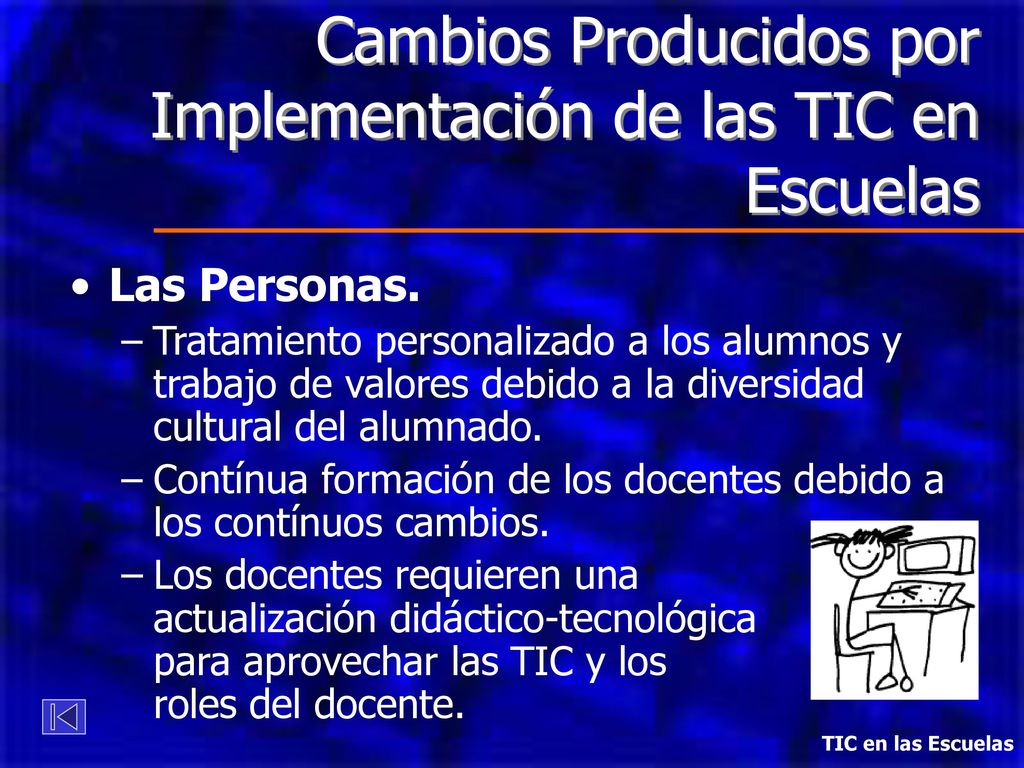 Cambios Producidos por Implementación de las TIC en Escuelas