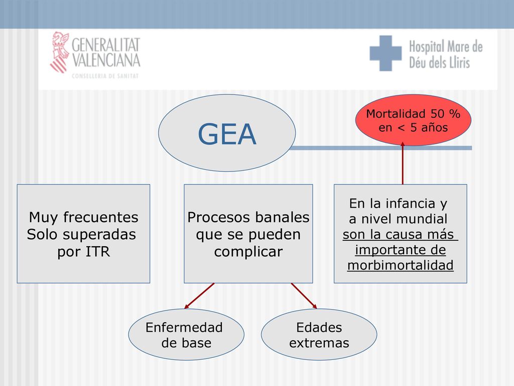 GEA Muy frecuentes Solo superadas por ITR Procesos banales