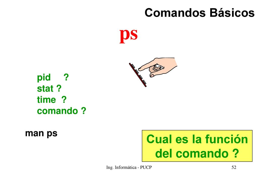 ps Comandos Básicos Cual es la función del comando pid stat