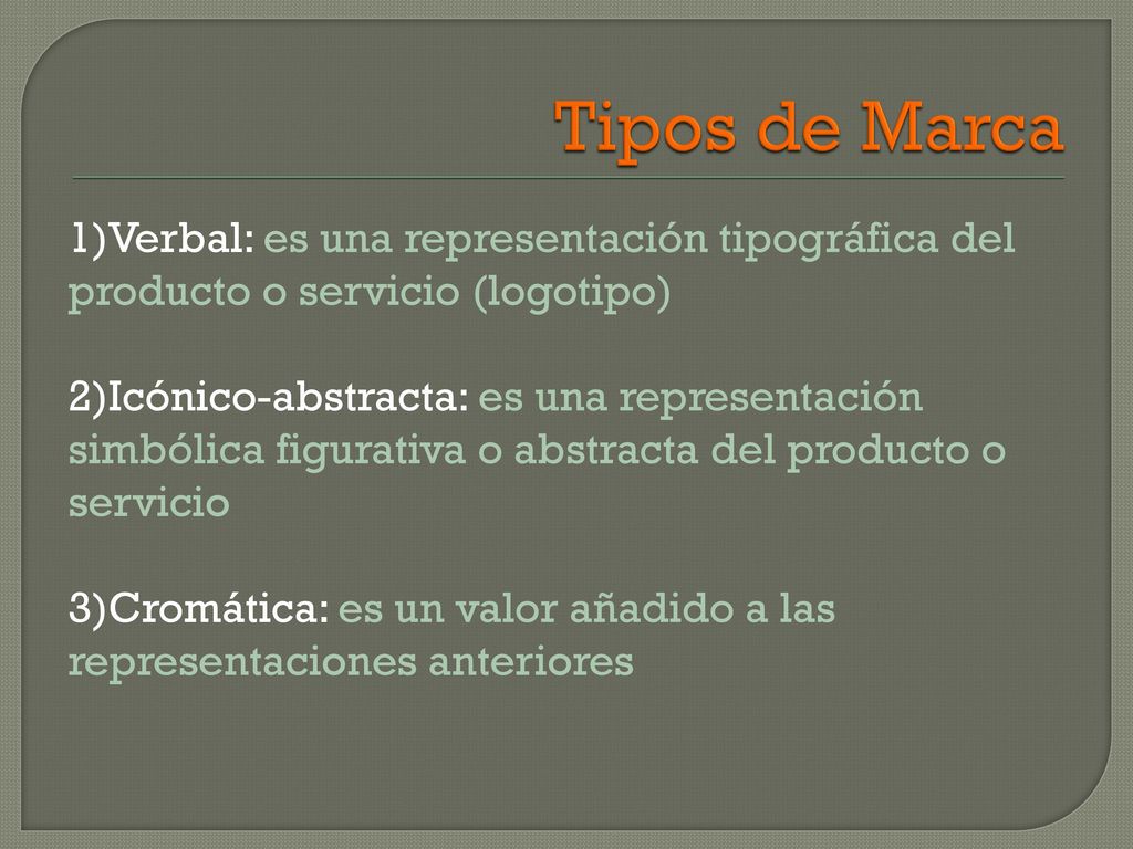 Tipos de Marca