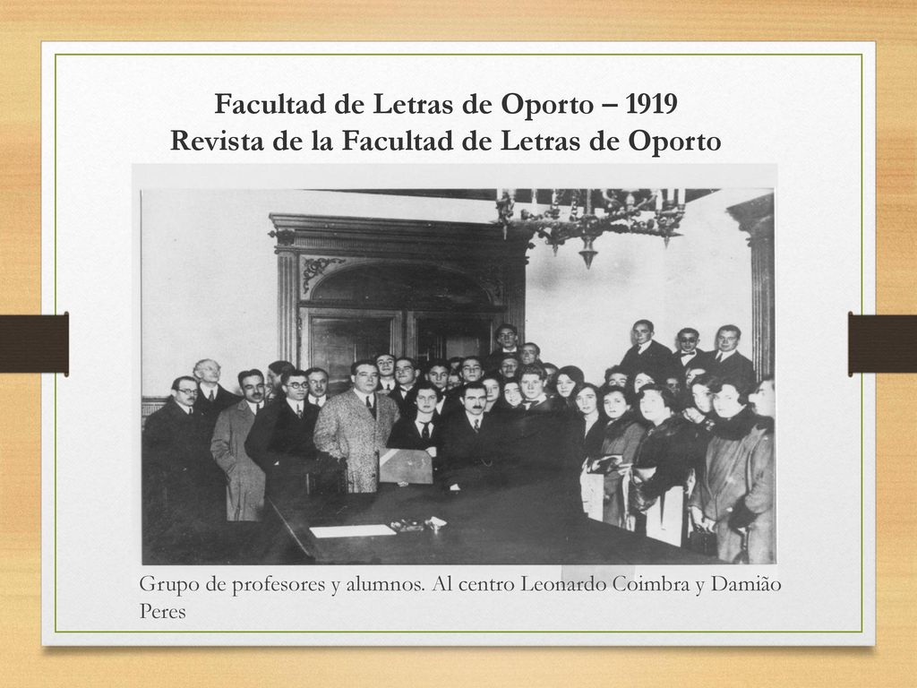 Facultad de Letras de Oporto – 1919 Revista de la Facultad de Letras de Oporto