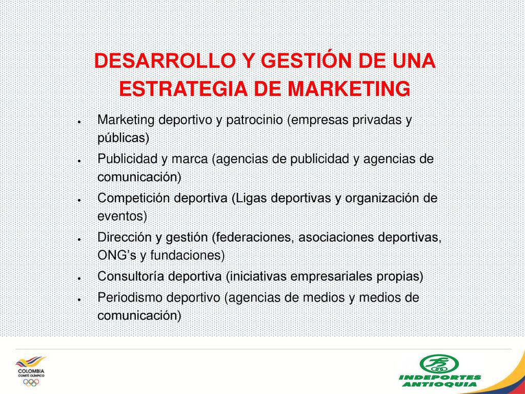 Desarrollo y gestión de una estrategia de Marketing