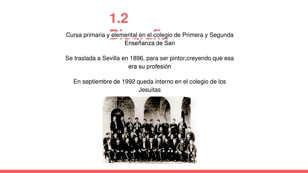 En septiembre de 1992 queda interno en el colegio de los Jesuitas