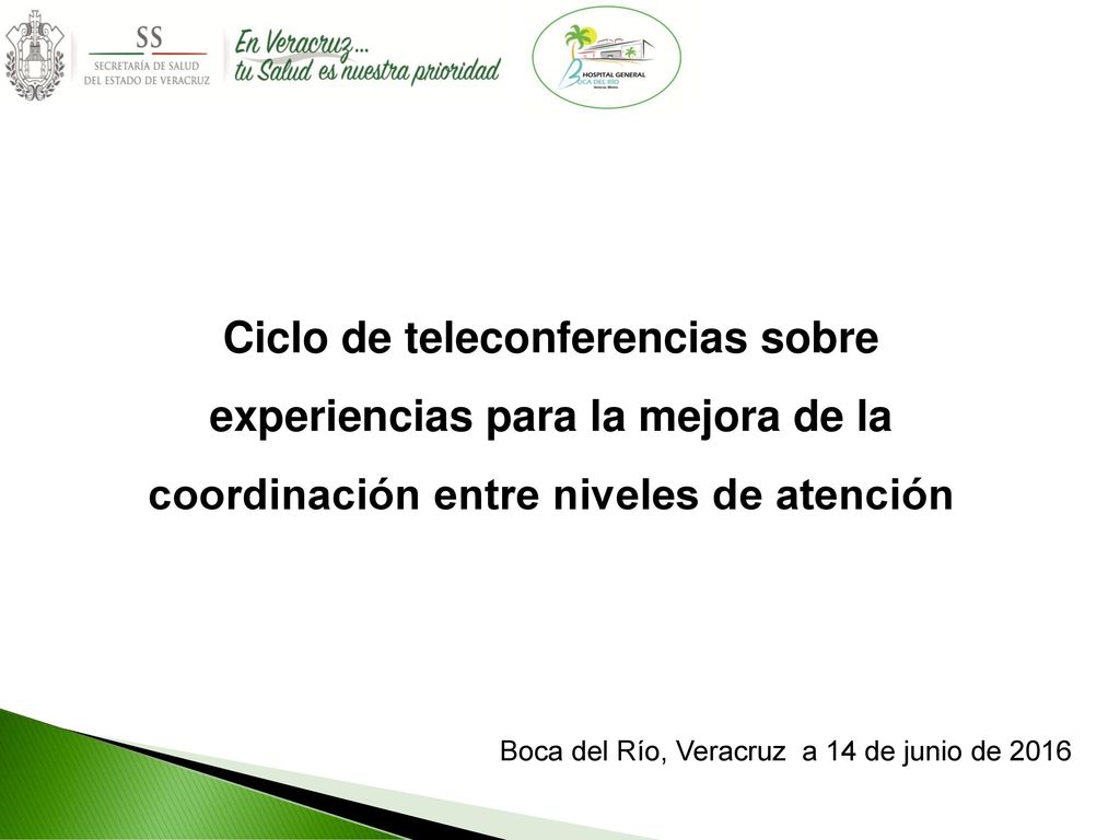 Ciclo de teleconferencias sobre experiencias para la mejora de la coordinación entre niveles de atención