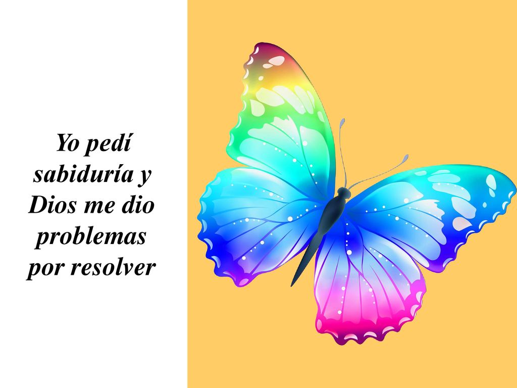 Yo pedí sabiduría y Dios me dio problemas por resolver